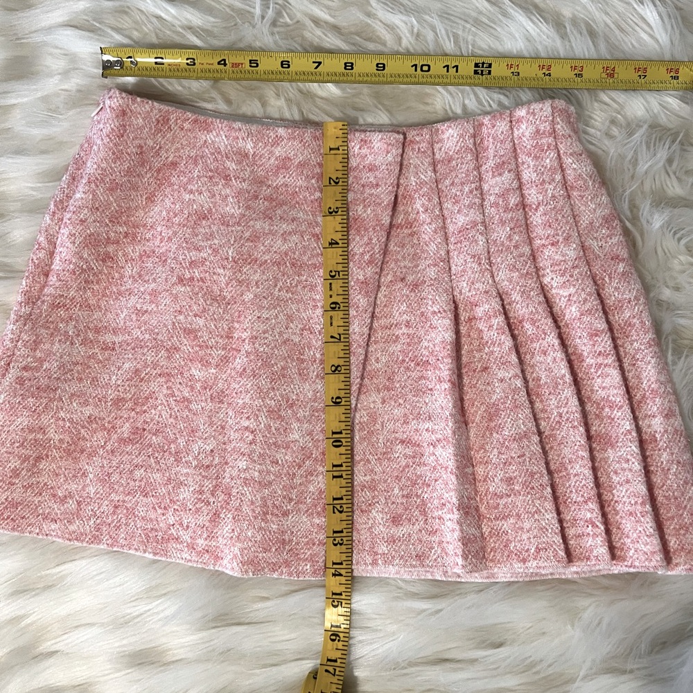 MAJE Janello Pink Mini Skirt, Size L (fits M-L) - Picture 7 of 13